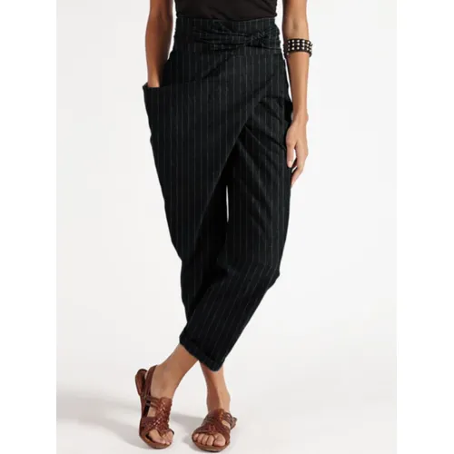 Casual Wrap Harem Pants