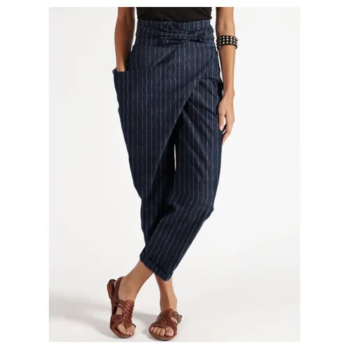 Casual Wrap Harem Pants