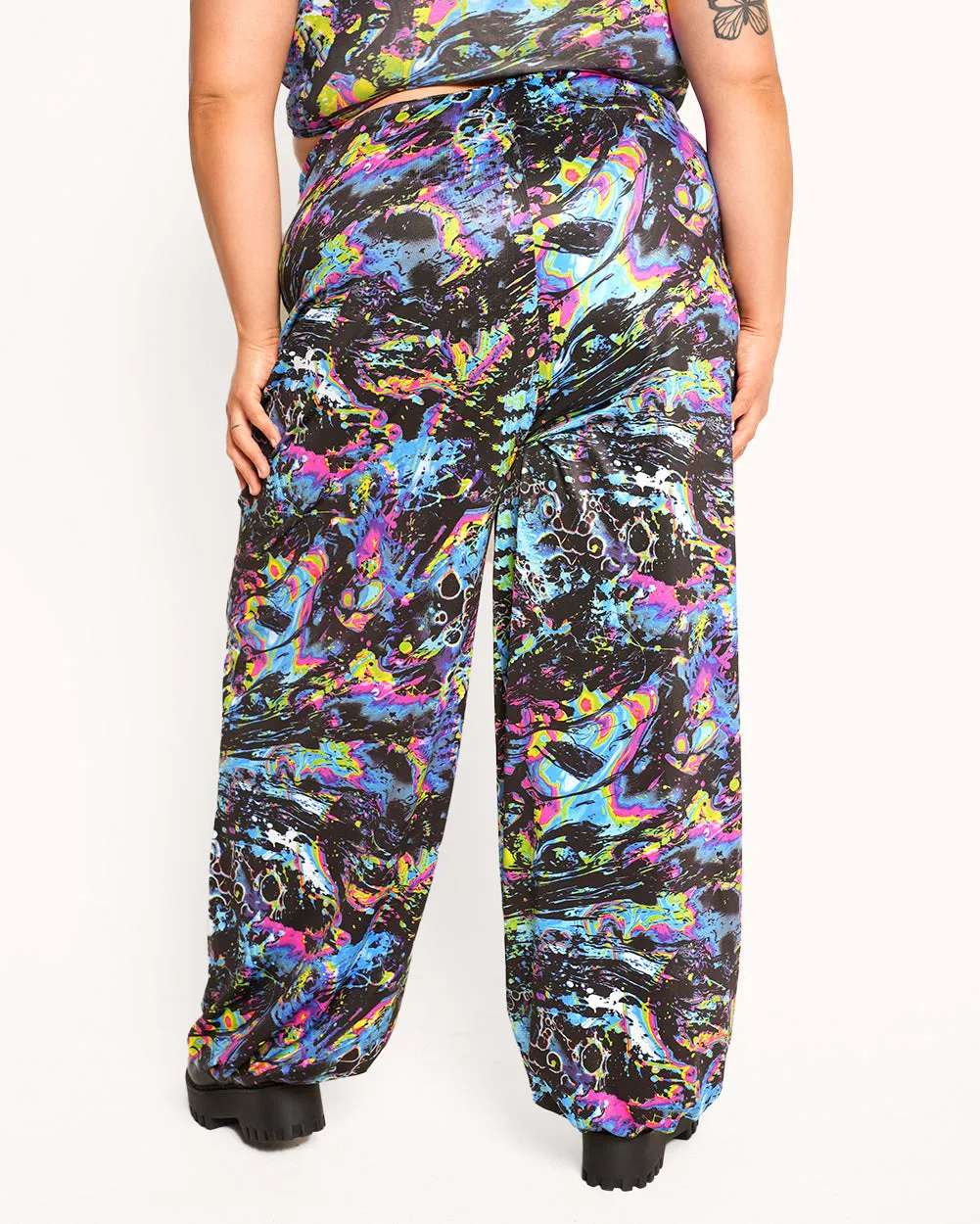 Chemical Spill Harem Pants