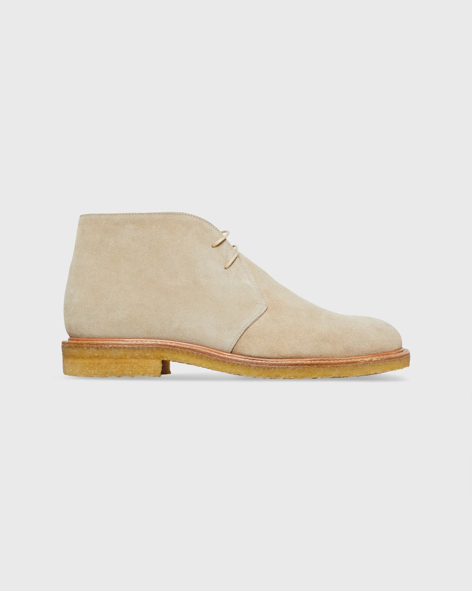 Chukka Boot in Stone Suede