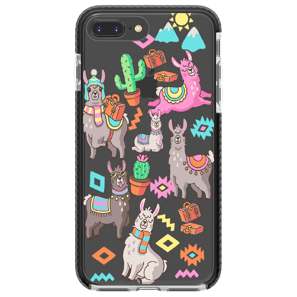 Colorful Alpaca iPhone Case