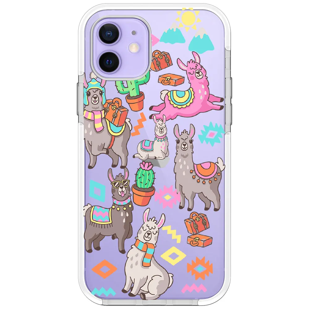 Colorful Alpaca iPhone Case