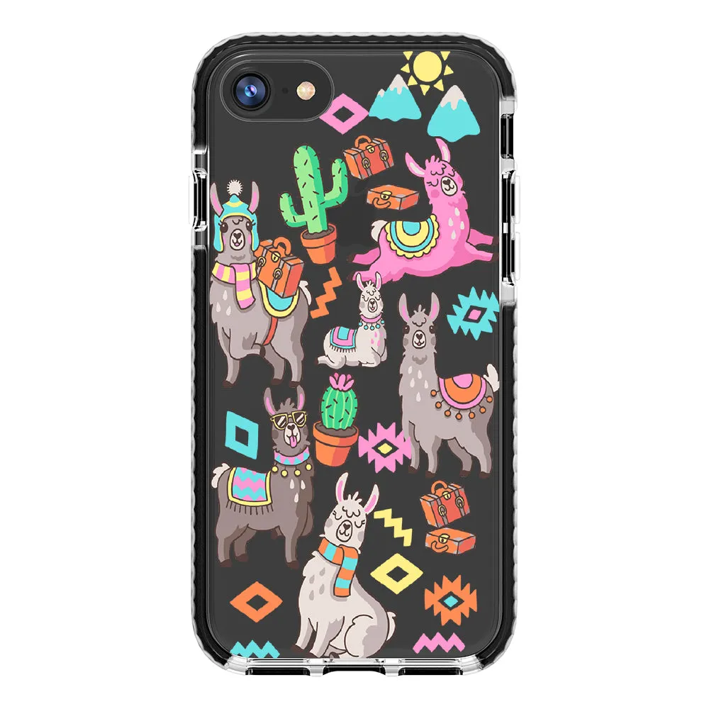 Colorful Alpaca iPhone Case