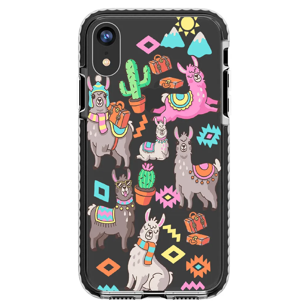 Colorful Alpaca iPhone Case