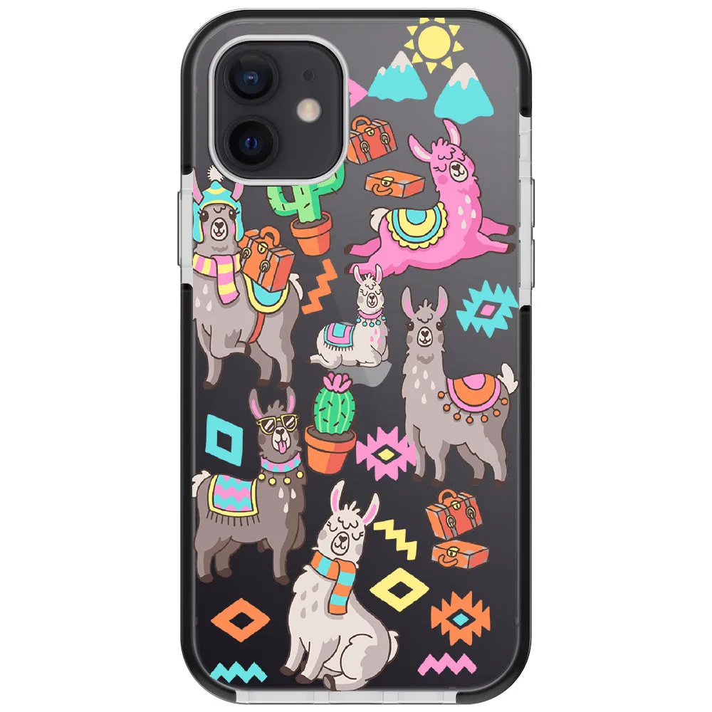 Colorful Alpaca iPhone Case