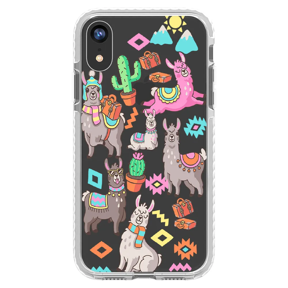 Colorful Alpaca iPhone Case