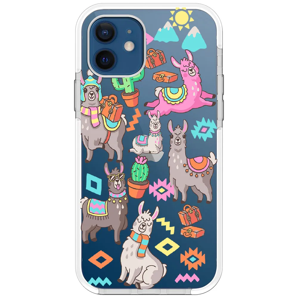 Colorful Alpaca iPhone Case