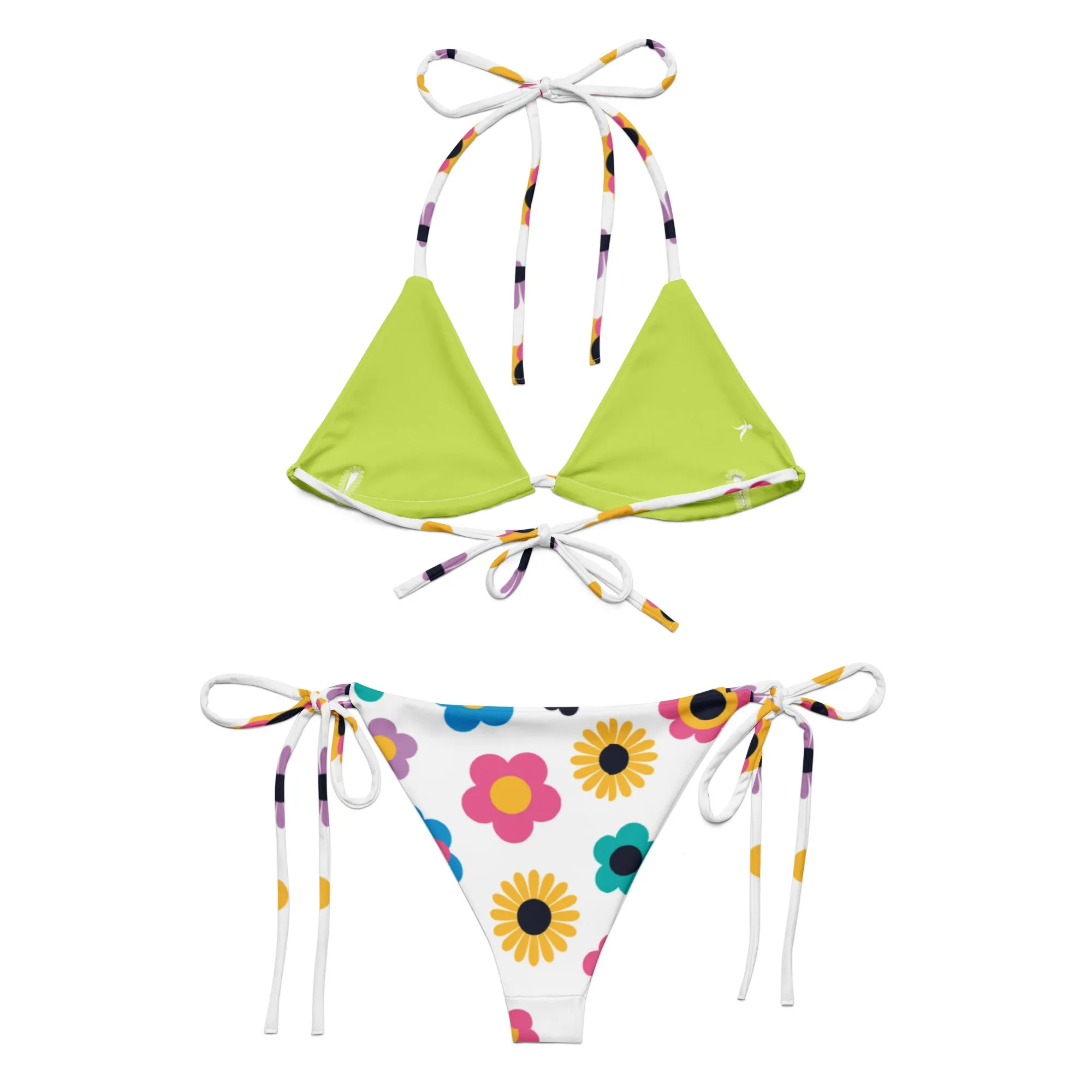 Colorful Flowers Bikini