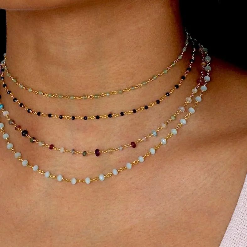 Colorful Gemstone Choker