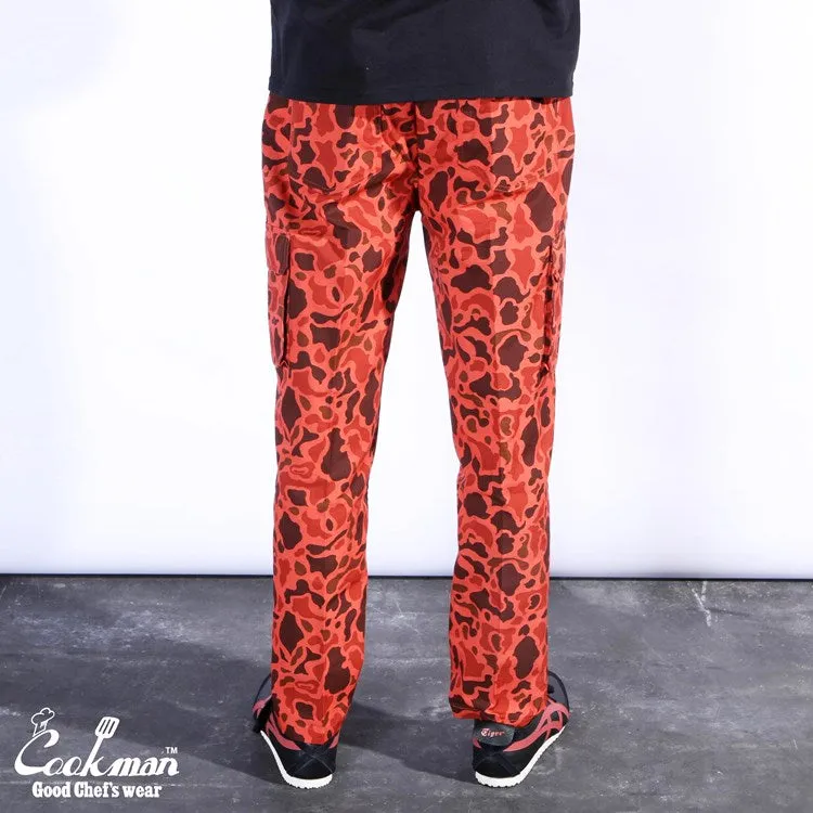 Cookman Chef Pants Cargo - Ripstop : Duck Hunter Camo Red