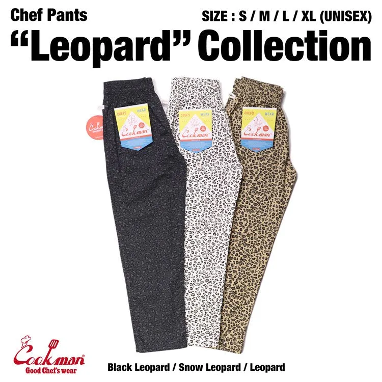 Leopard Print Cookman Chef Pants - Stylish and Fashionable