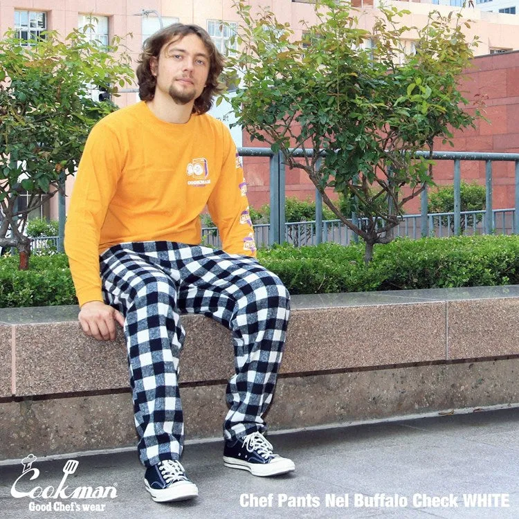 Cookman Chef Pants - Nel Buffalo Plaid : White