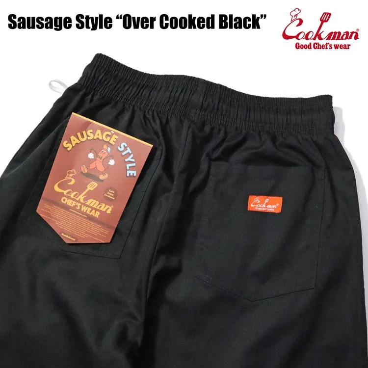 Cookman Chef Pants - Sausage Style : Over Cooked Black