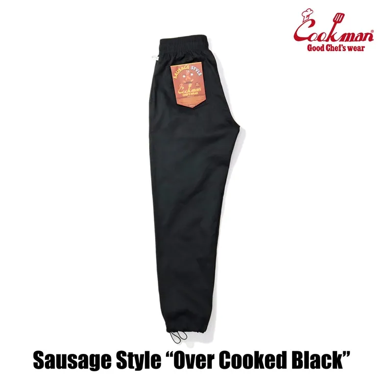 Cookman Chef Pants - Sausage Style : Over Cooked Black