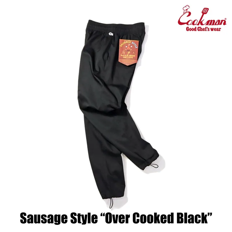 Cookman Chef Pants - Sausage Style : Over Cooked Black