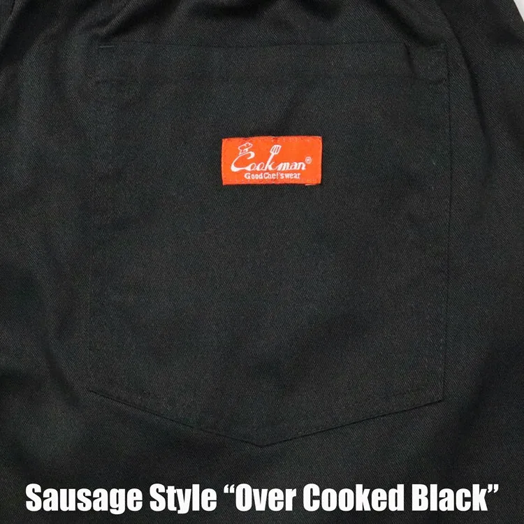 Cookman Chef Pants - Sausage Style : Over Cooked Black