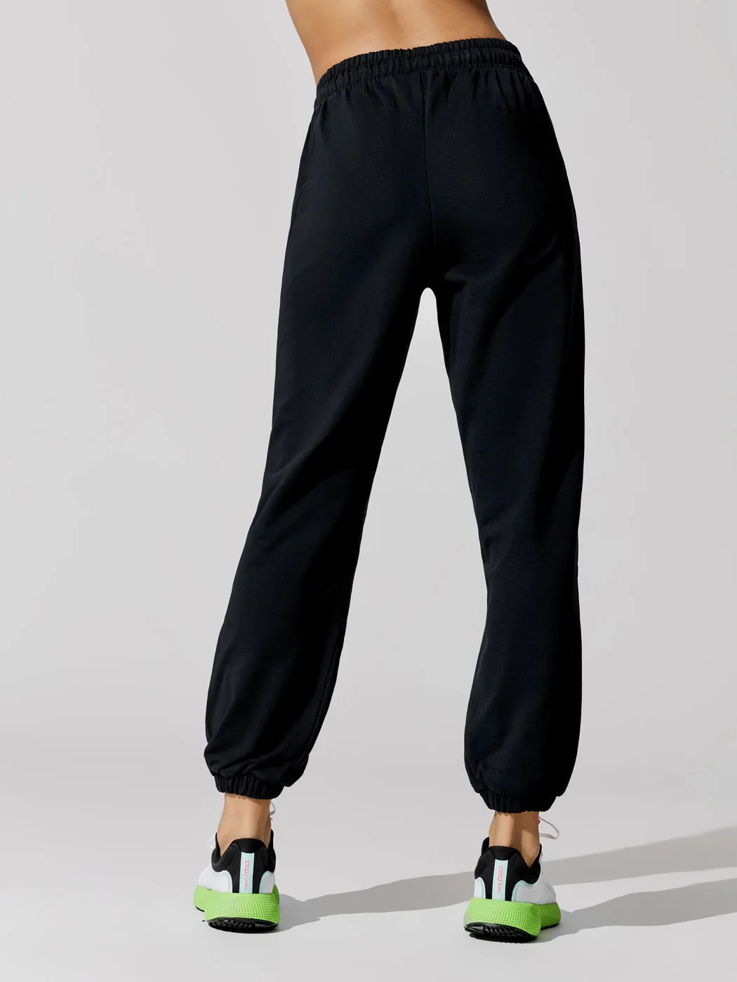 Cotton Gem Sweatpant - Black Gemstone