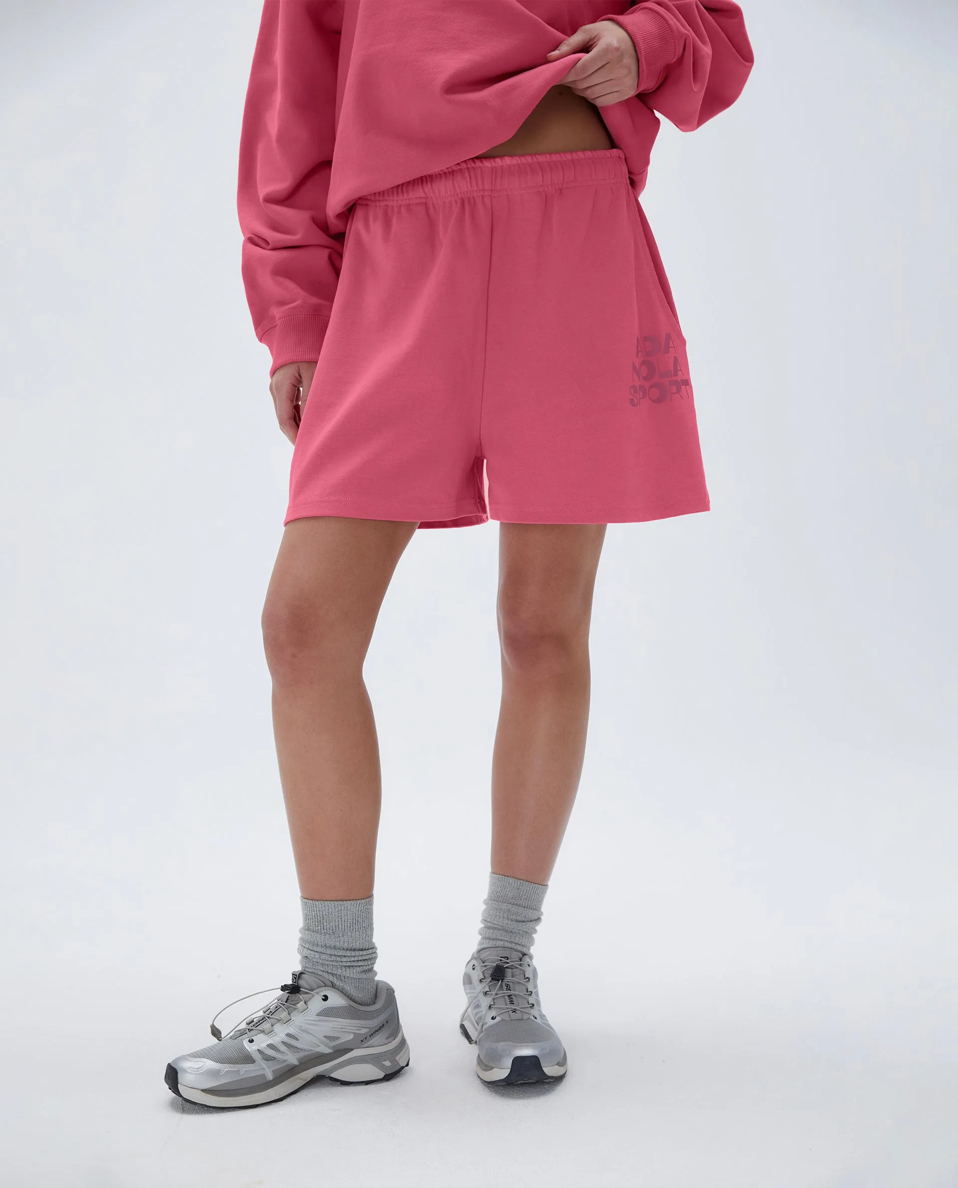 Cotton Jersey Shorts - Pink