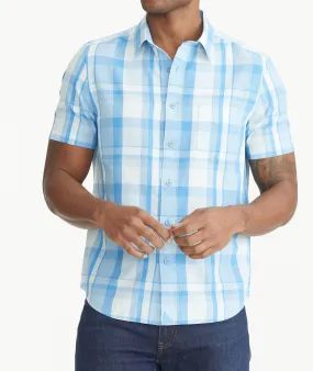 Cotton Short-Sleeve Plaid Shirt - FINAL SALE