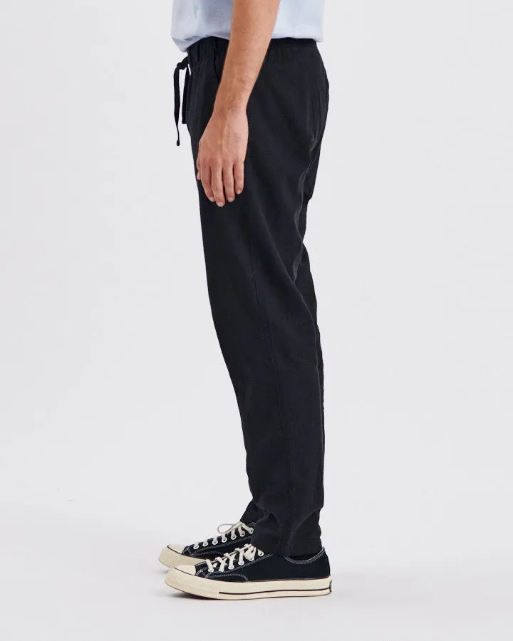 Cruiser Linen Pant - Black