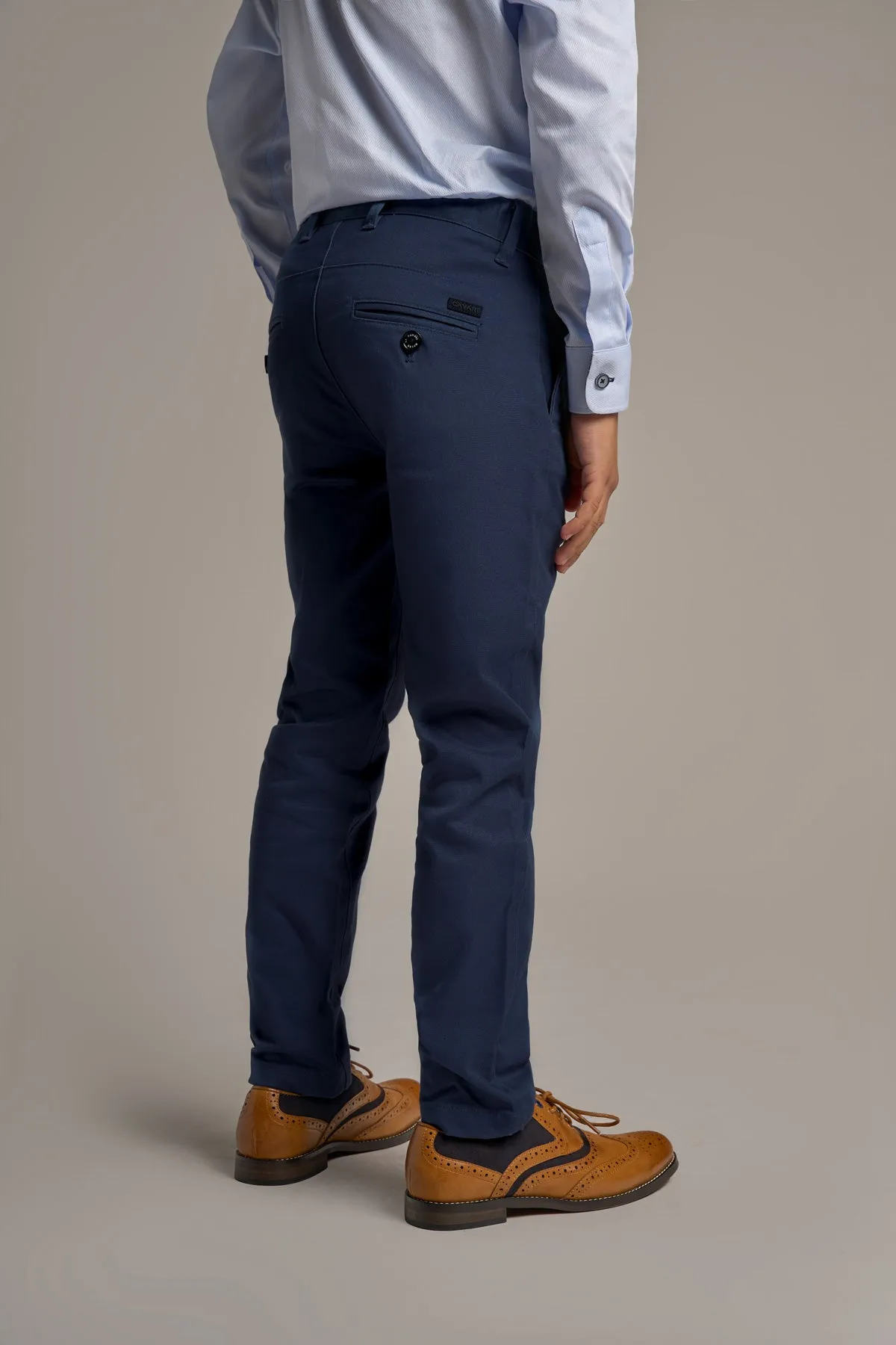 Dakota Navy Boys Chinos