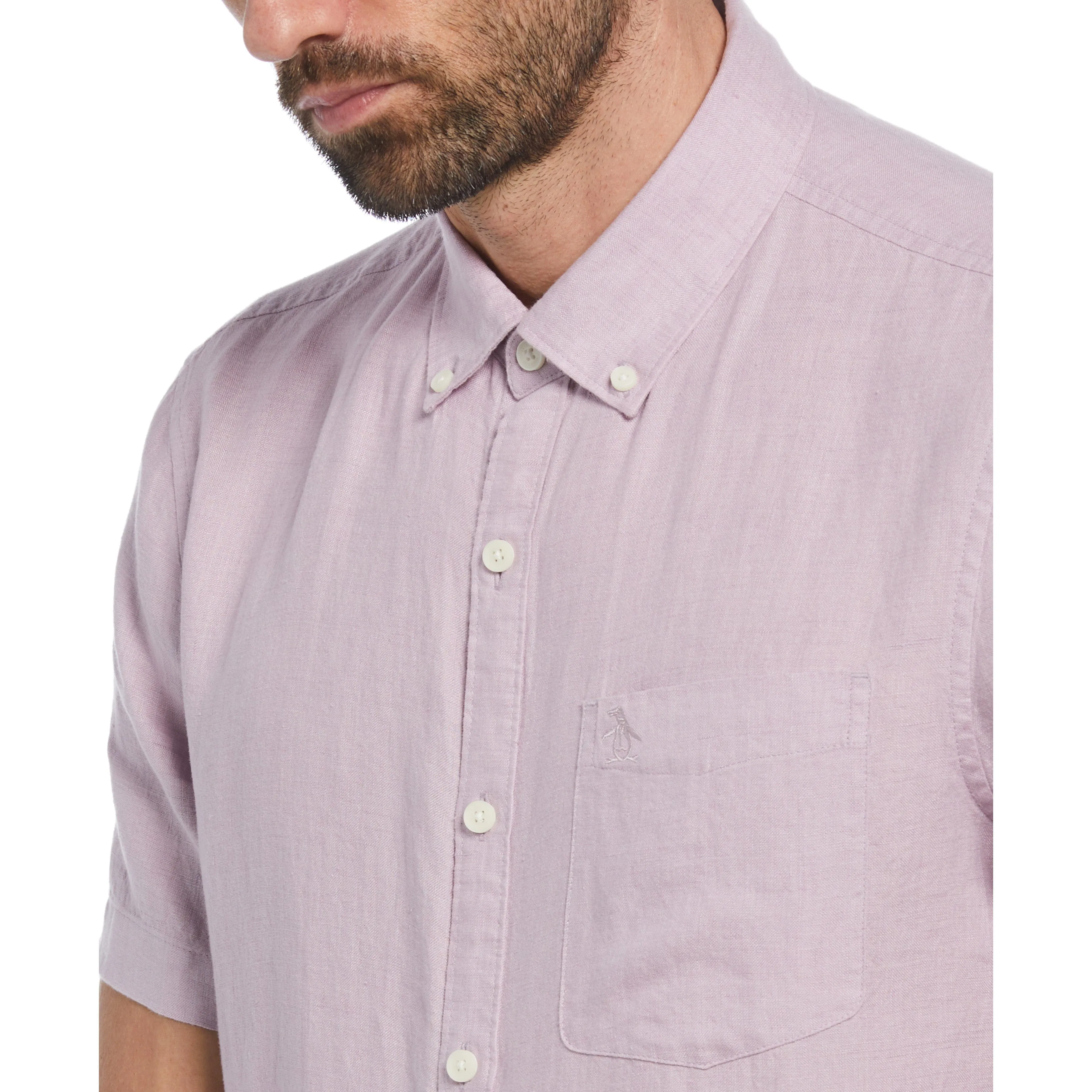 Delave Linen Button-Down Shirt