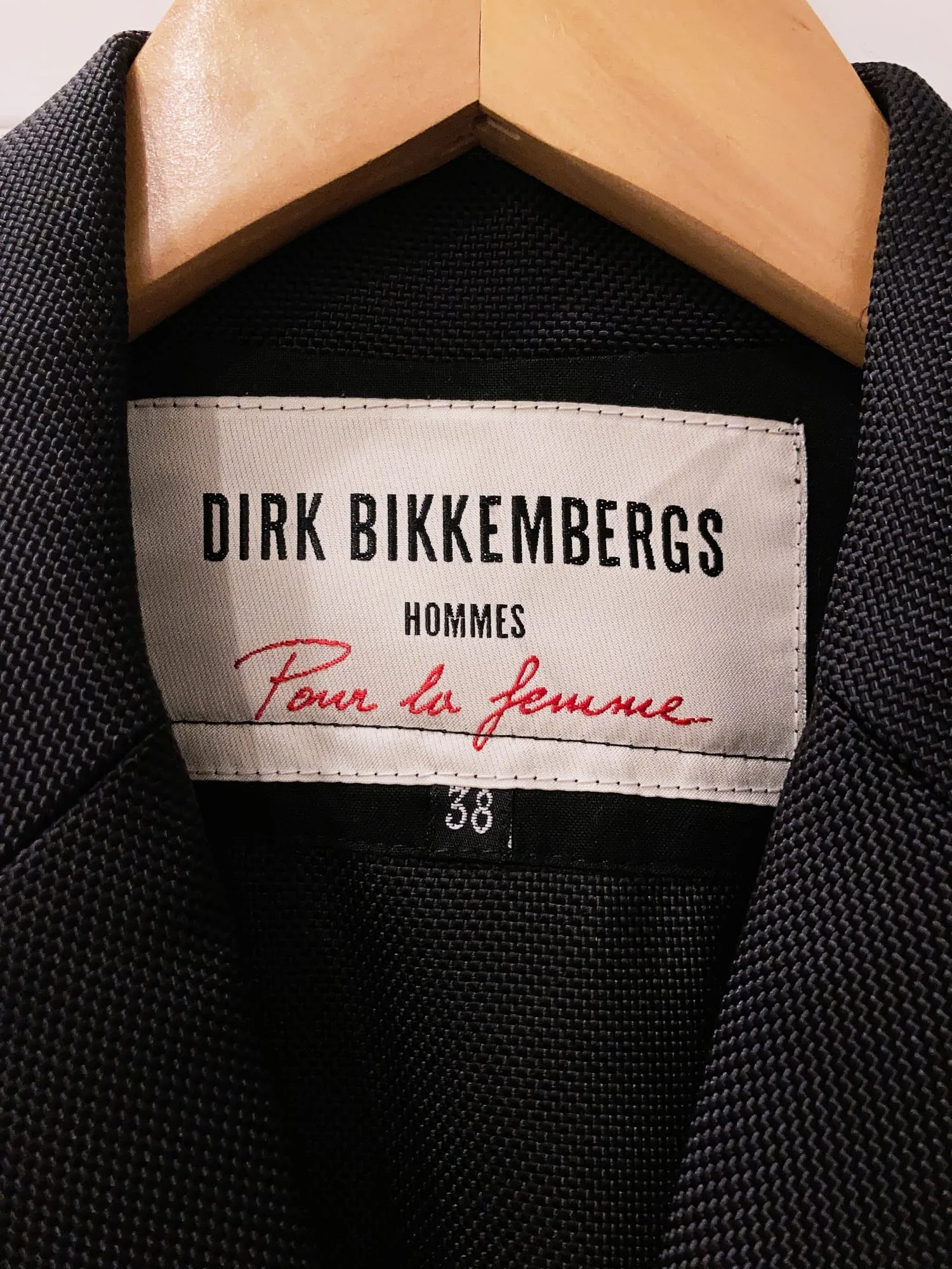 Dirk Bikkembergs Hommes Pour La Femme 1990s black ballistic nylon trouser suit