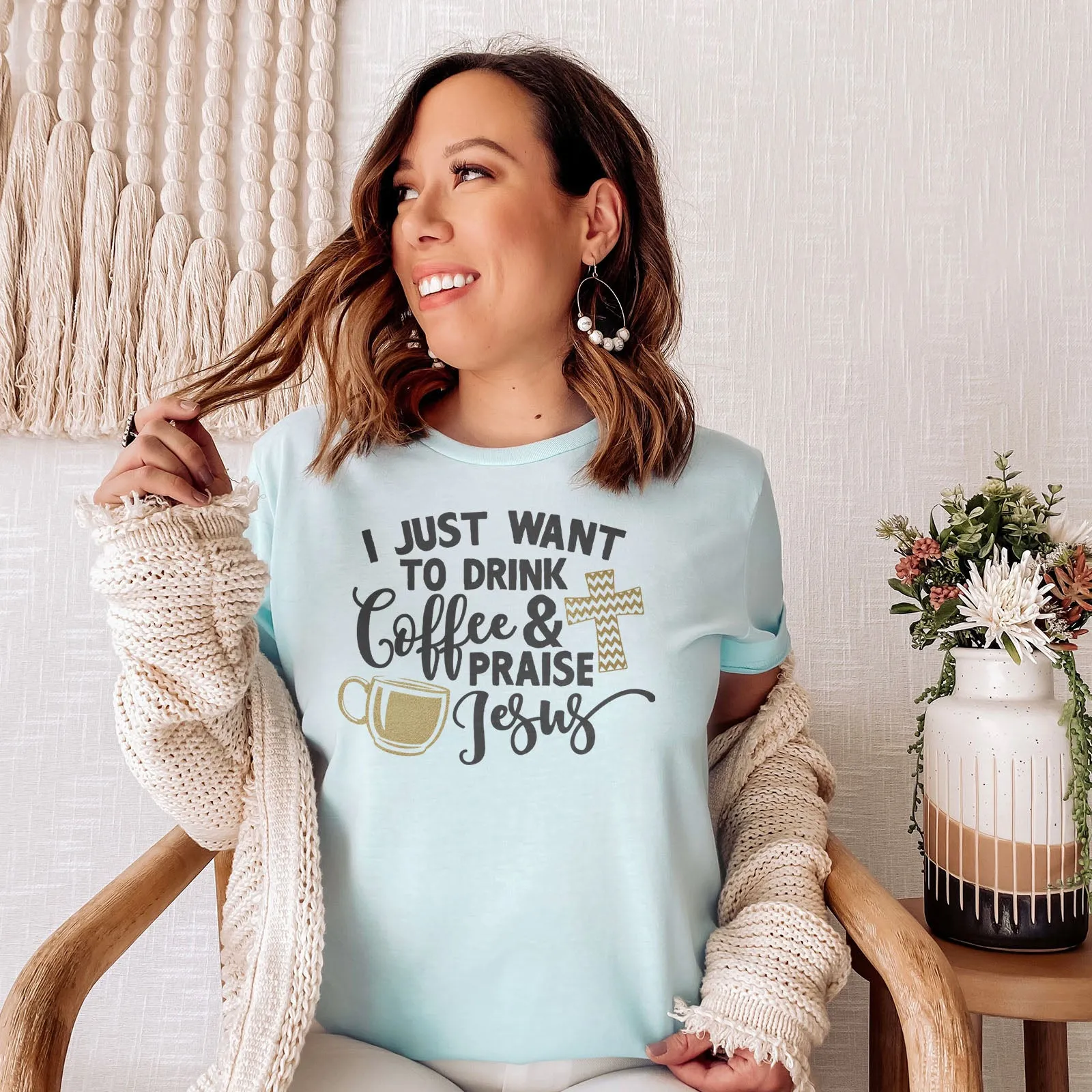 Drink Coffee & Praise Jesus Tee