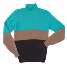 Drumohr Colorblock Cashmere Sweater