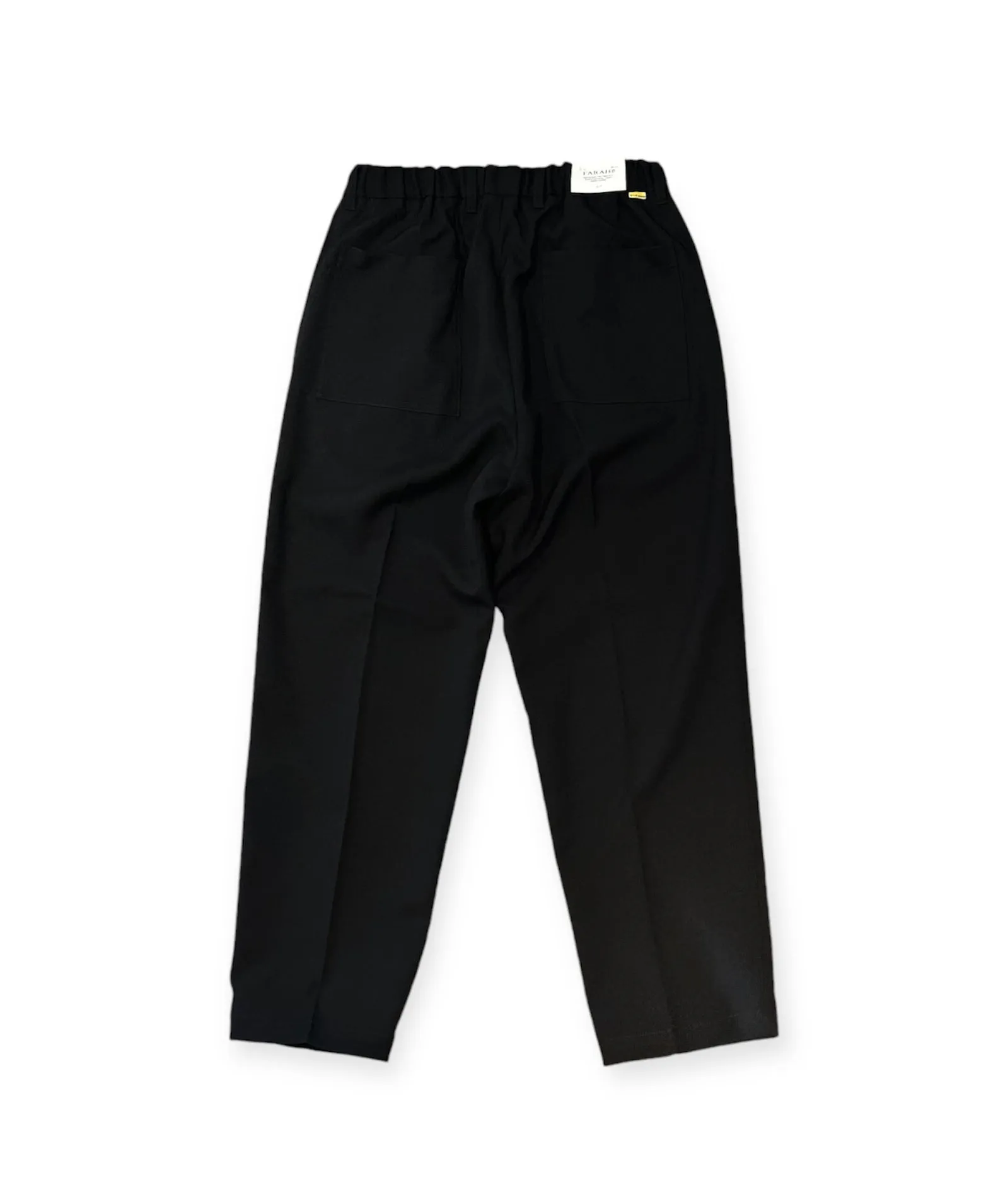 Easy Tapered Pants(Vintage Poly Twill) "BLACK"