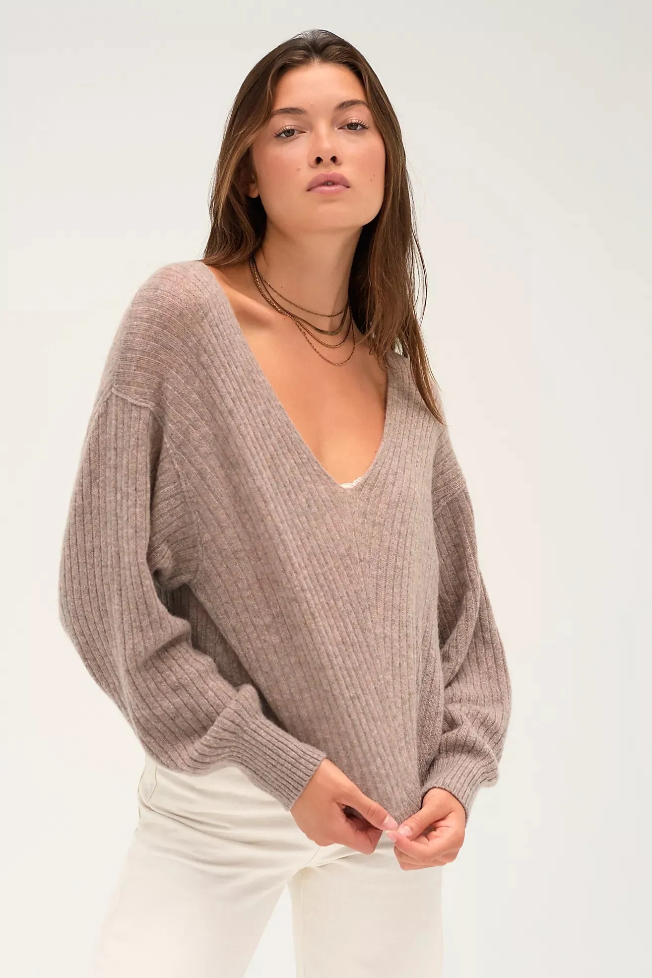 ELIAS CASHMERE V SWEATER