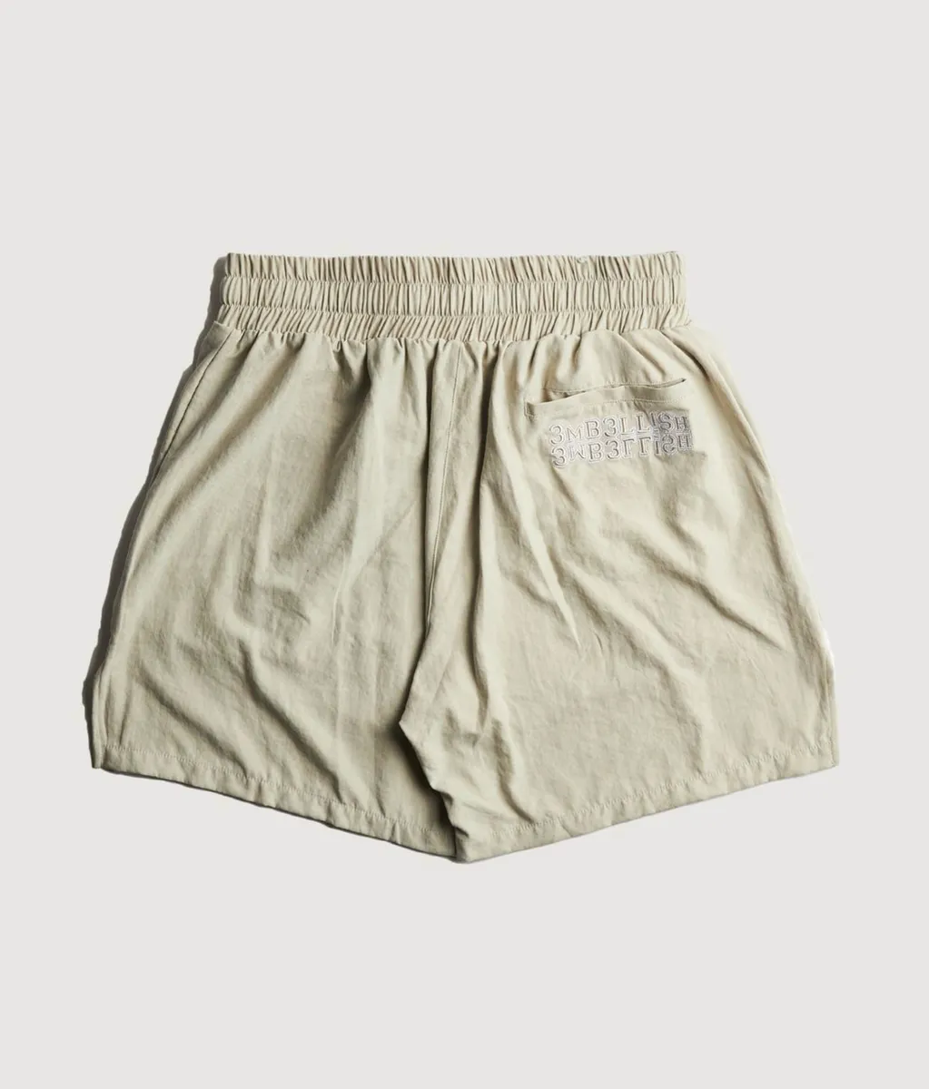 EMBELLISH NILE SHORTS  (EMBSPR224-009)-SAND