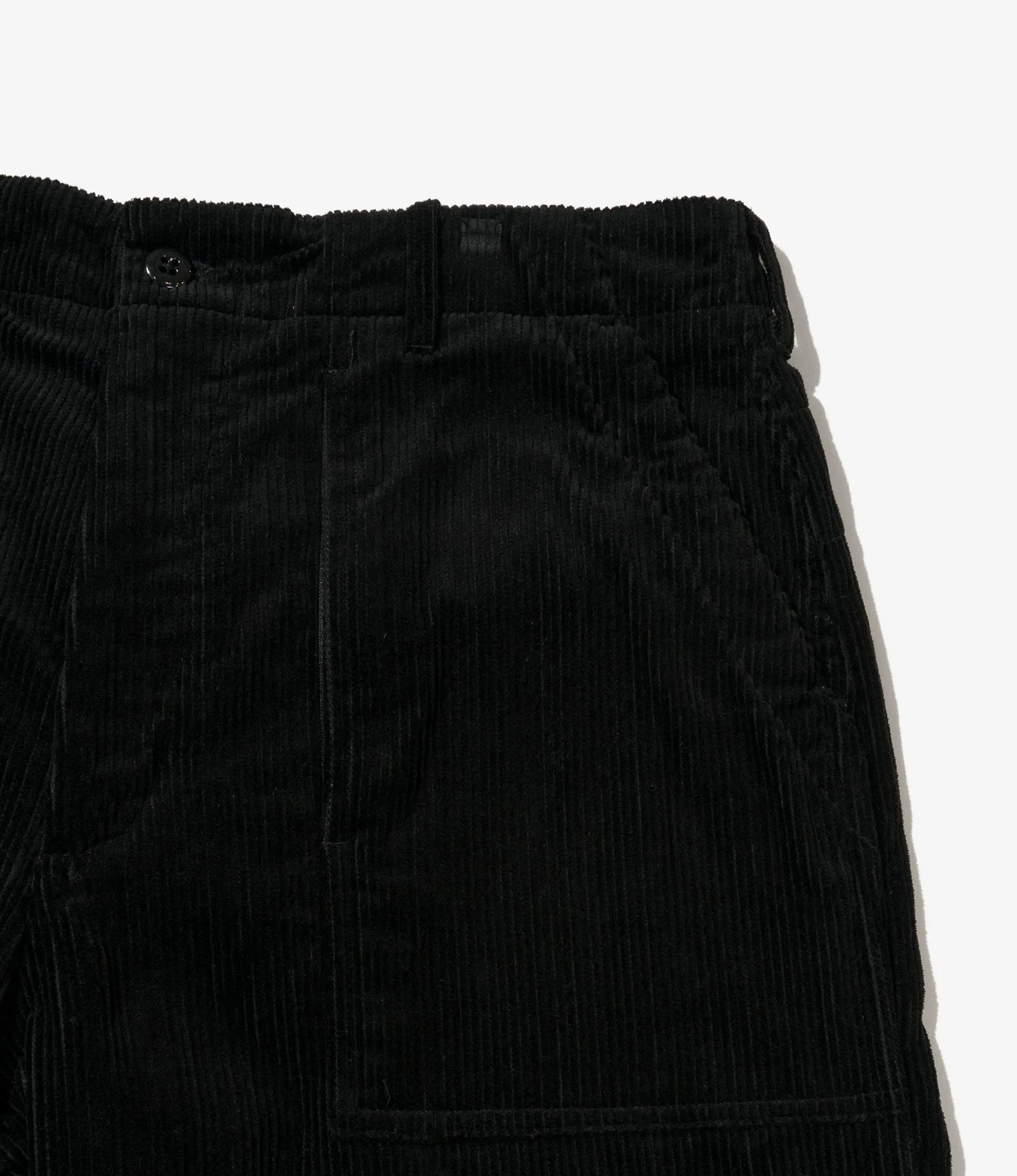 Engineered Garments Black 8W Corduroy Cotton Fatigue Pants