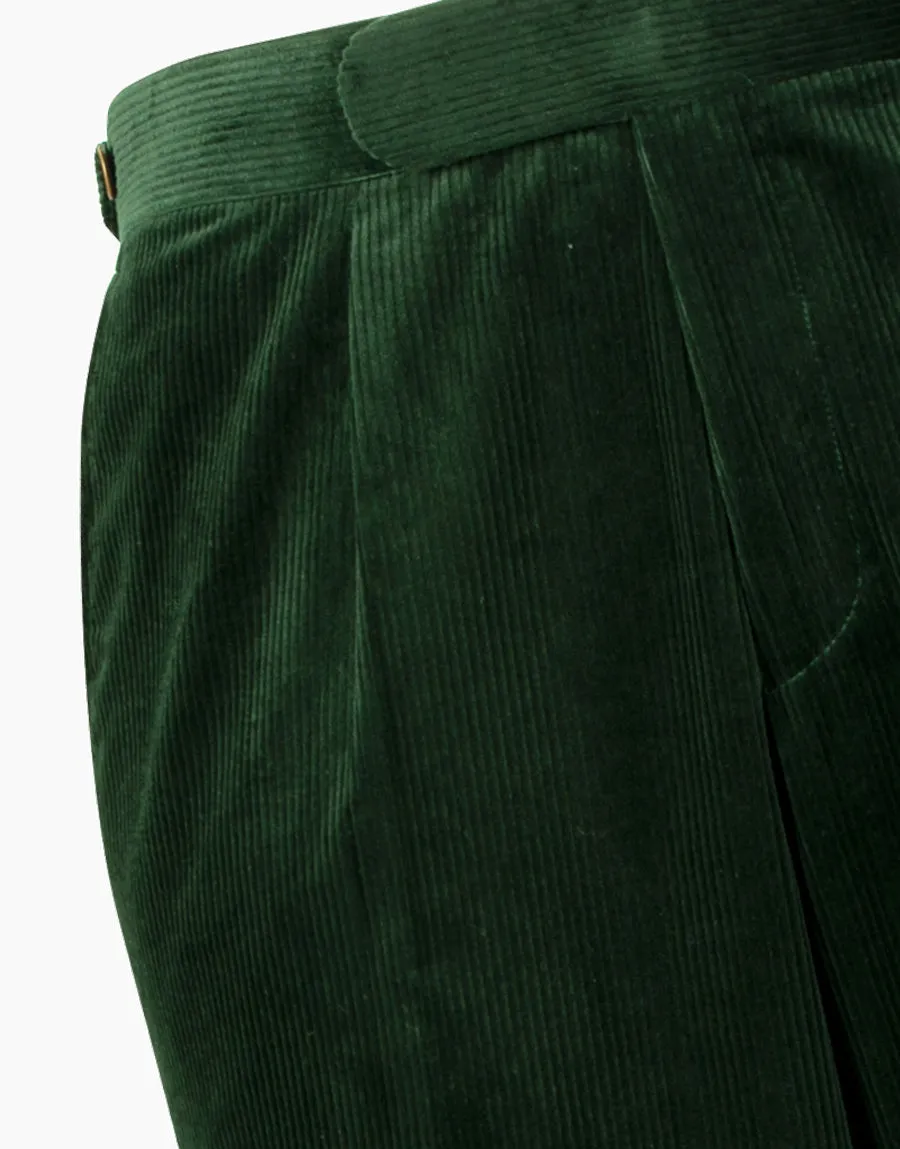 Evans Forest Green Corduroy Trouser