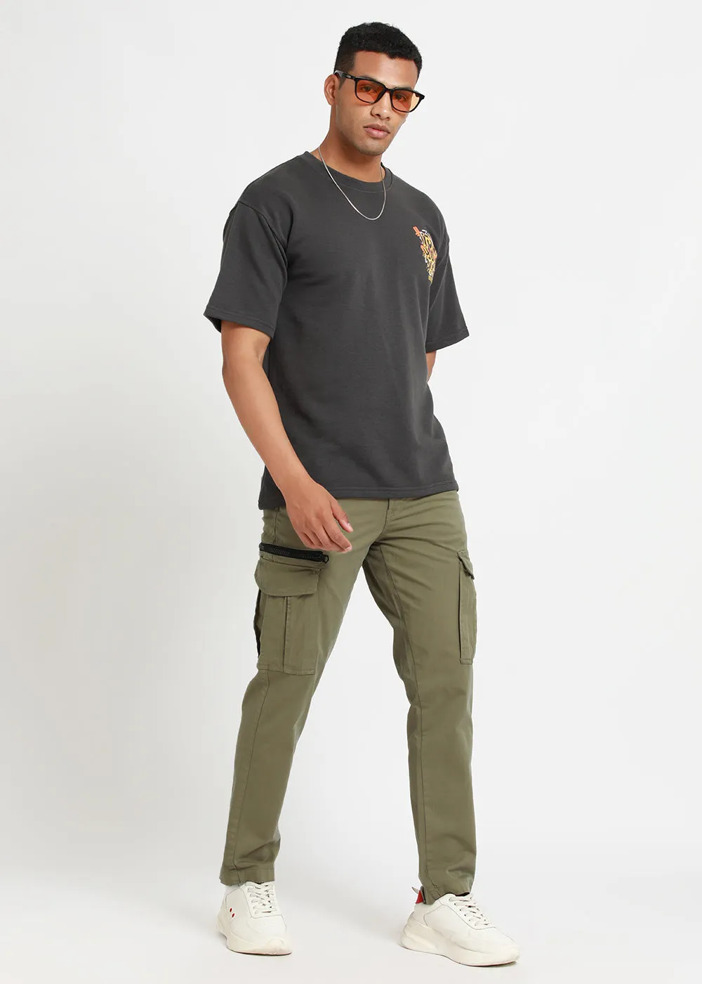 Fern Olive Zip Cargo