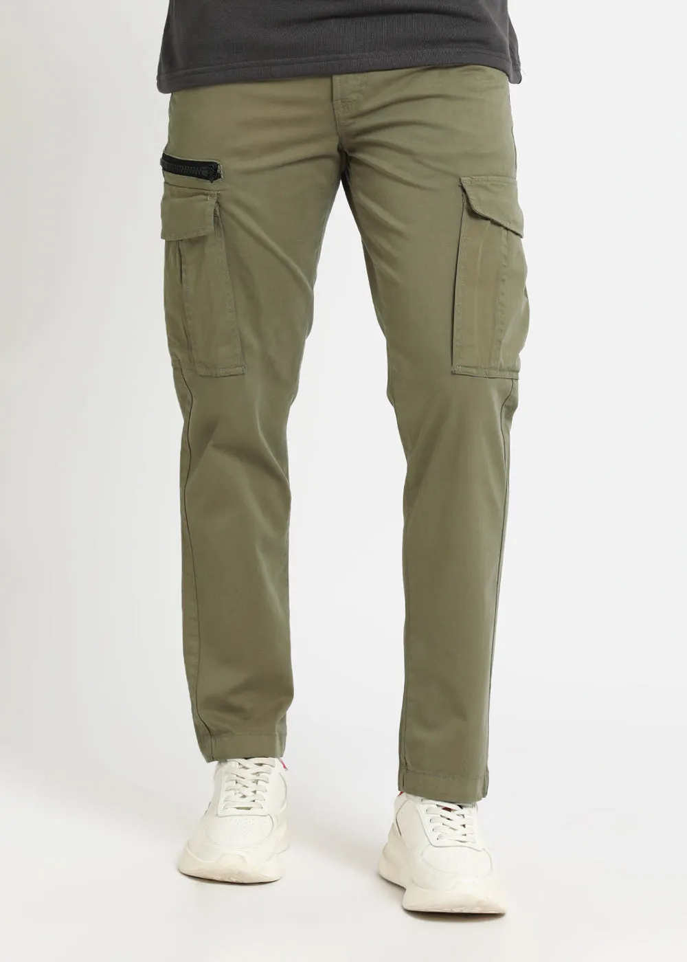 Fern Olive Zip Cargo