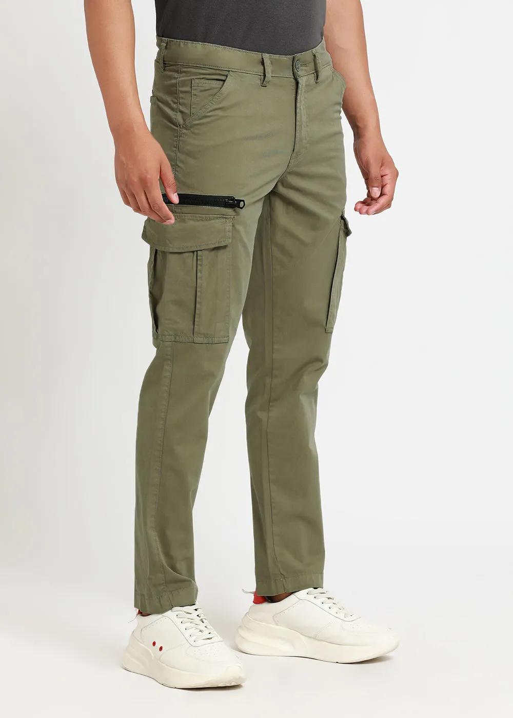 Fern Olive Zip Cargo