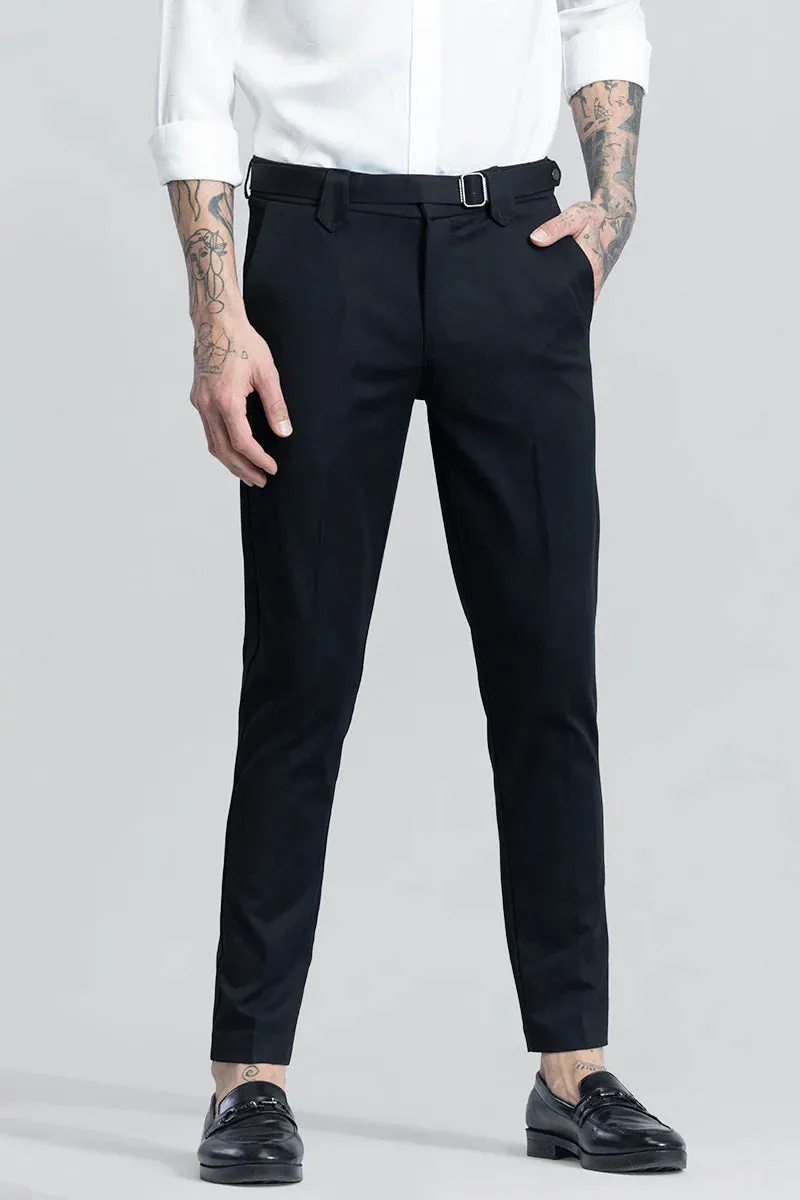 Flex Fit Black Formal Trouser