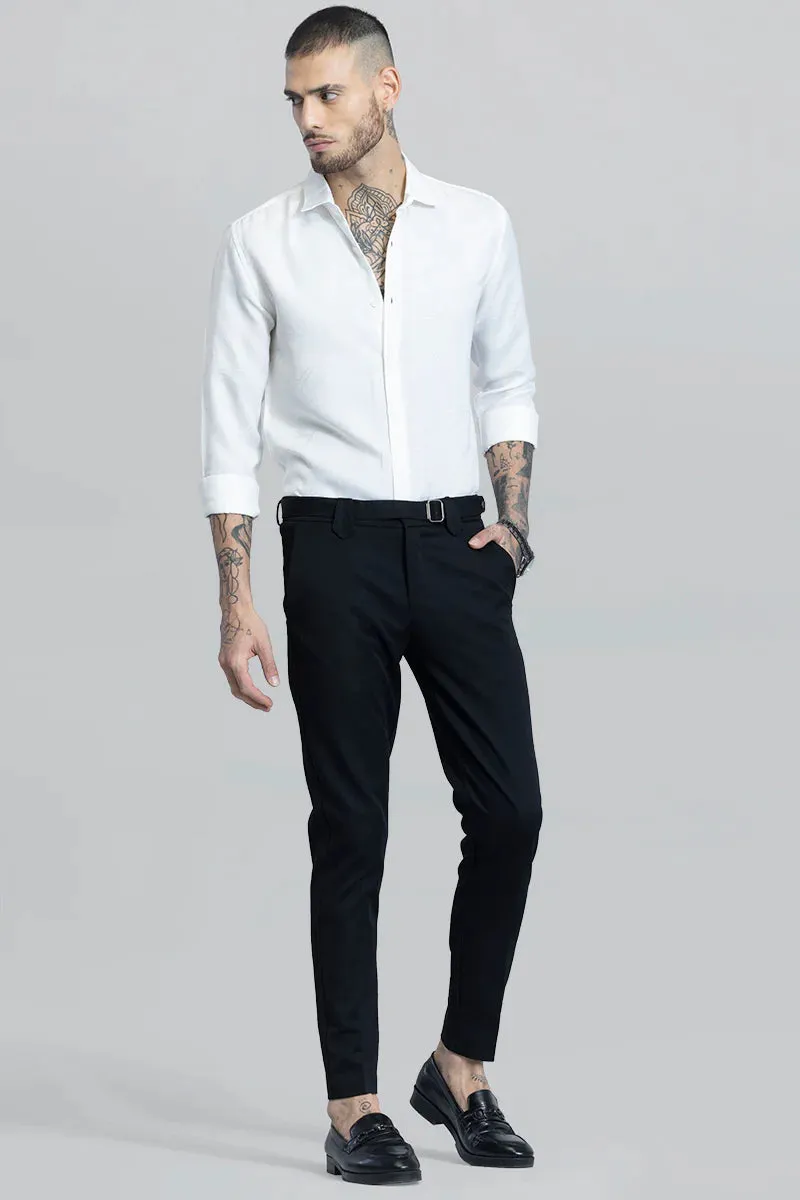 Flex Fit Black Formal Trouser