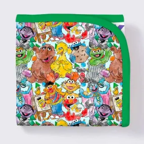 Fluffy Friends Sunny Street - Bamboo Blankets