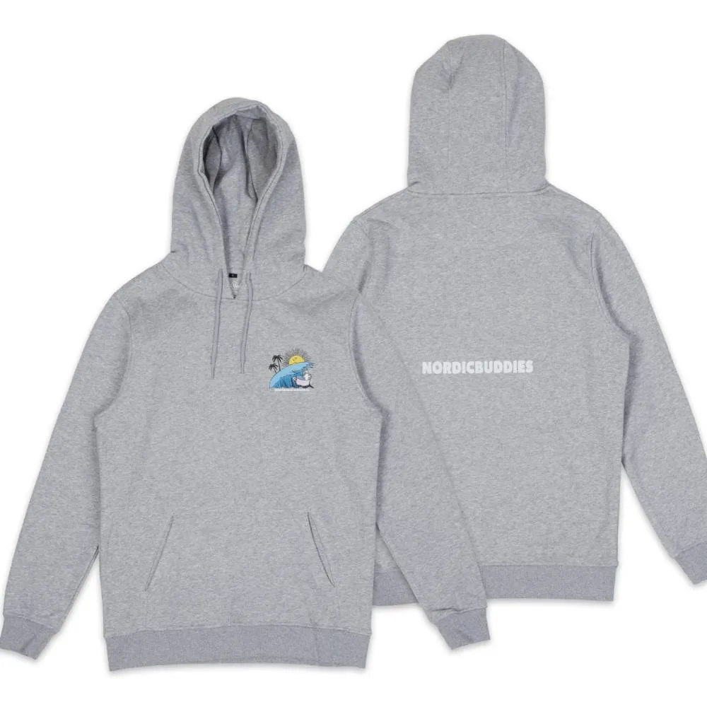 Hattifatteners Hoodie Unisex Grey - Nordicbuddies