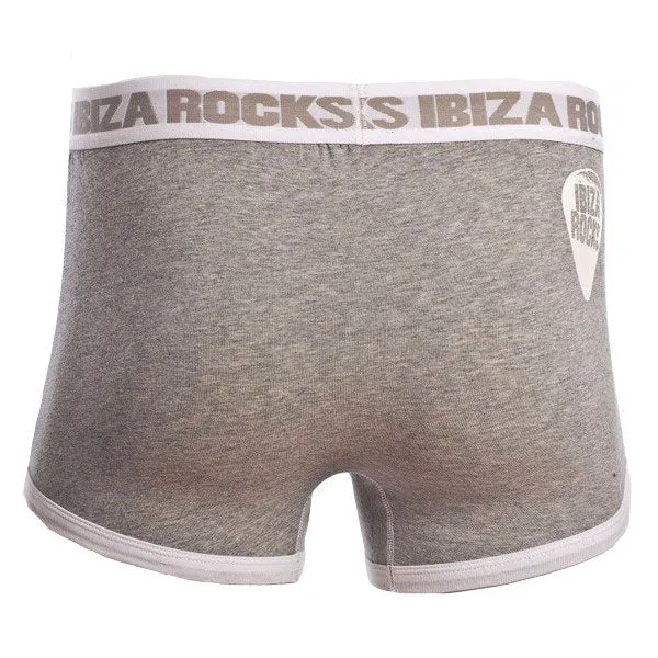 Ibiza Rocks Men's Heather Boxer Trunks