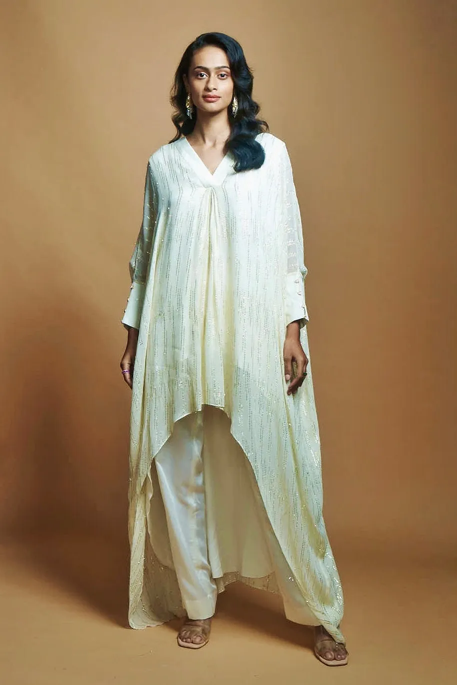 IVORY PATHANI TUNIC