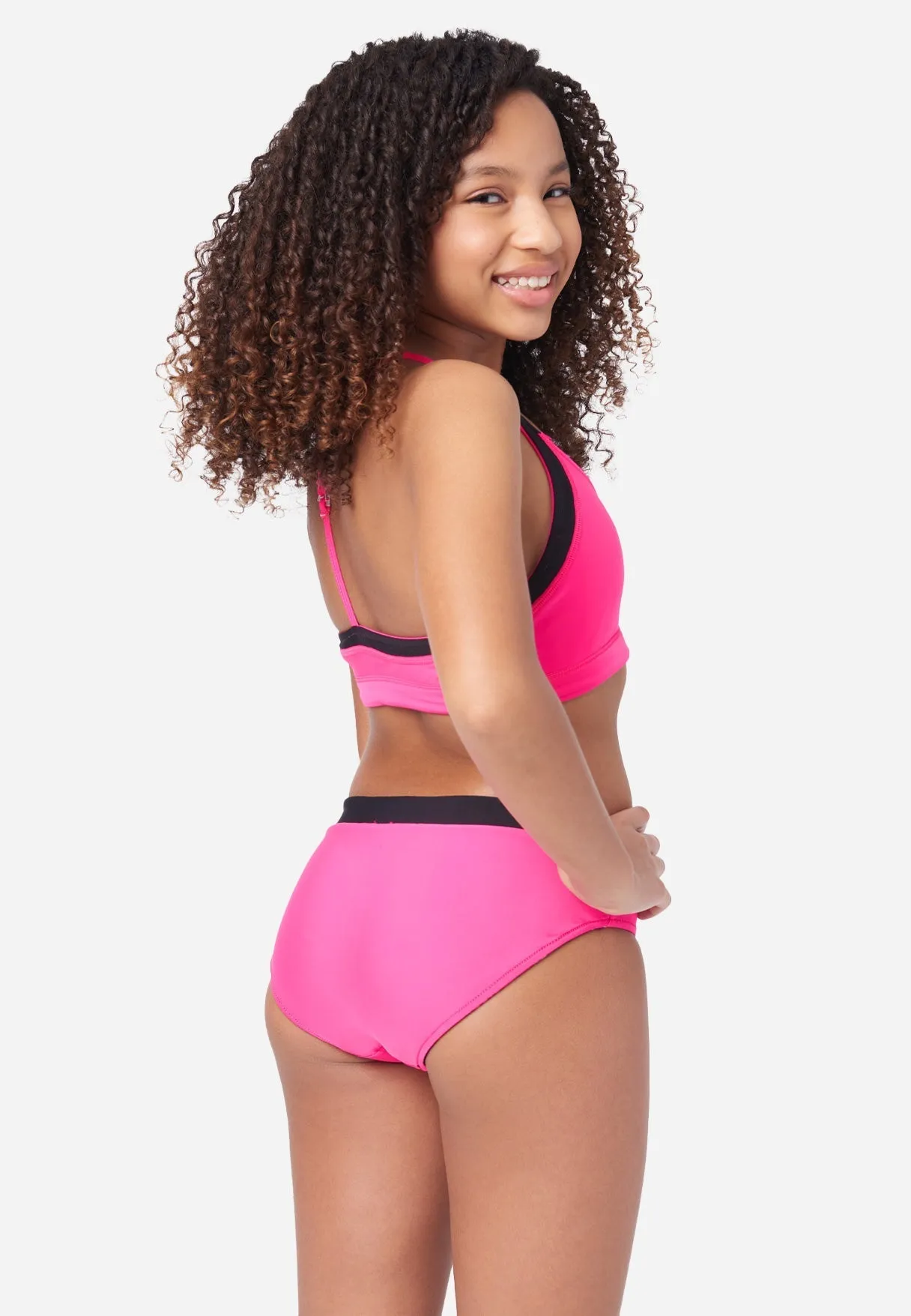 J Sport Reversible Color Block Bikini Swim Set