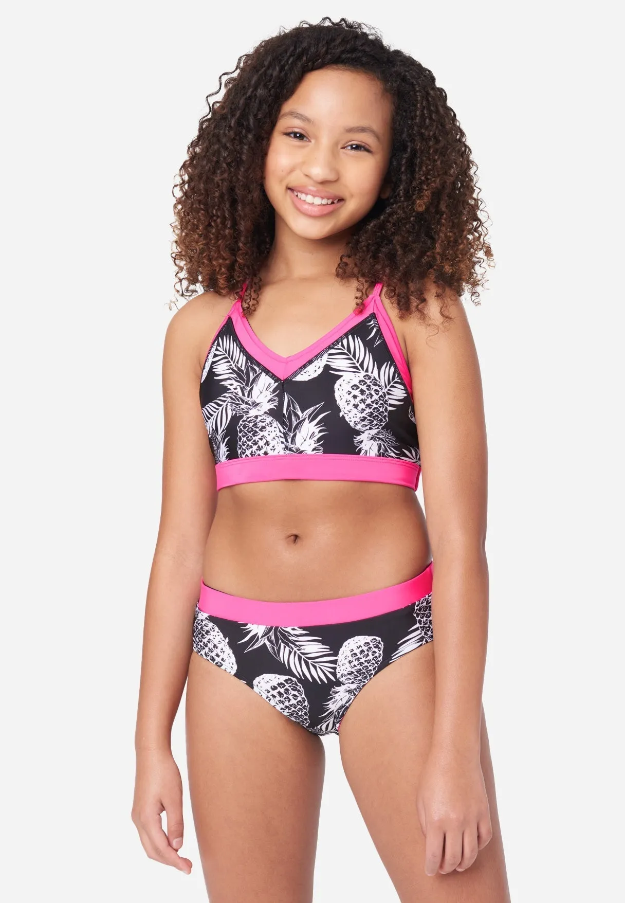 J Sport Reversible Color Block Bikini Swim Set