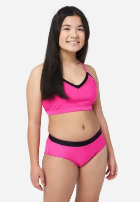 J Sport Reversible Color Block Bikini Swim Set