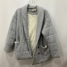 Jacket Puffer & Quilted By Madewell In Grey, Size: M