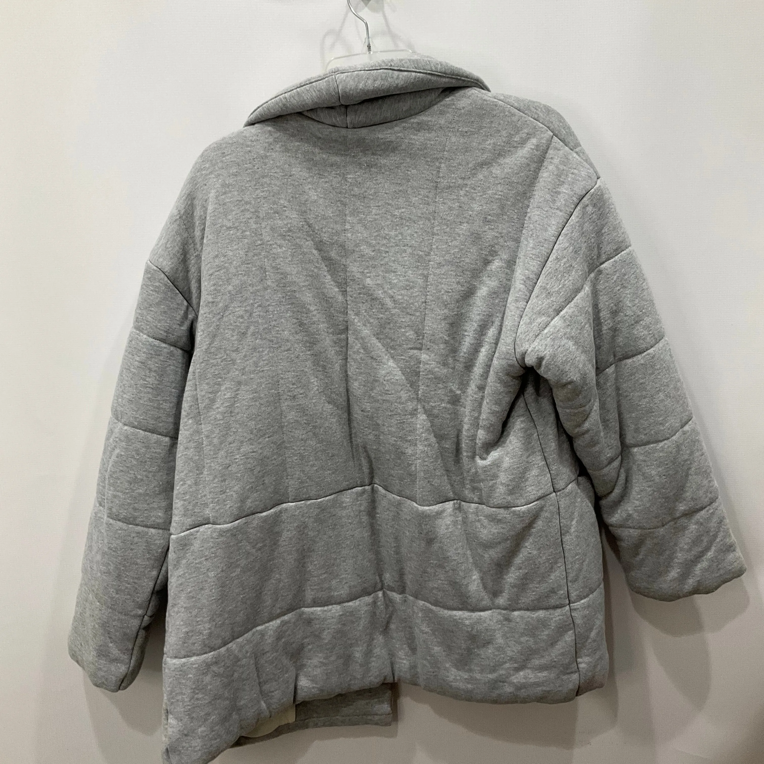 Jacket Puffer & Quilted By Madewell In Grey, Size: M