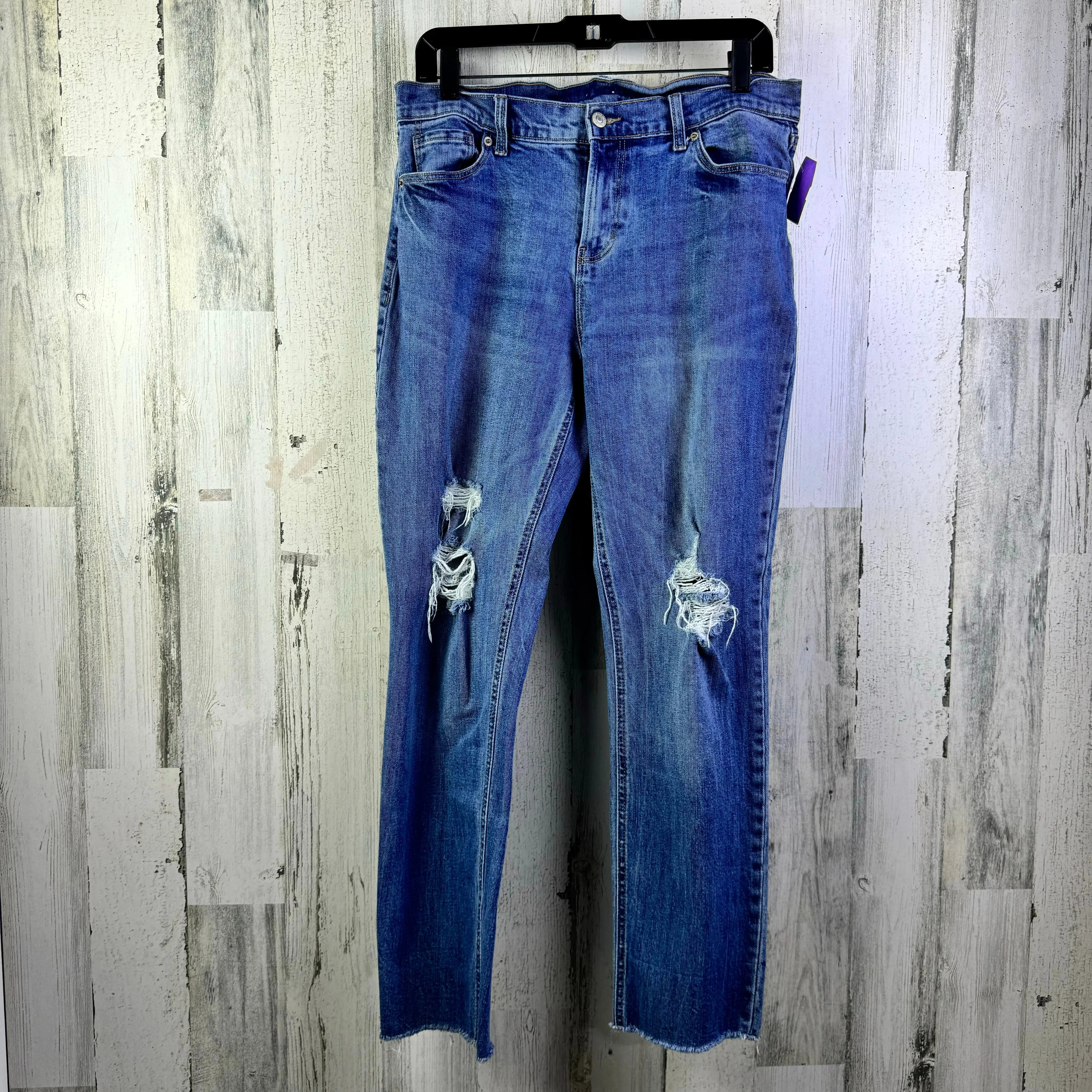 Jeans Straight By Clothes Mentor In Blue Denim, Size: 10