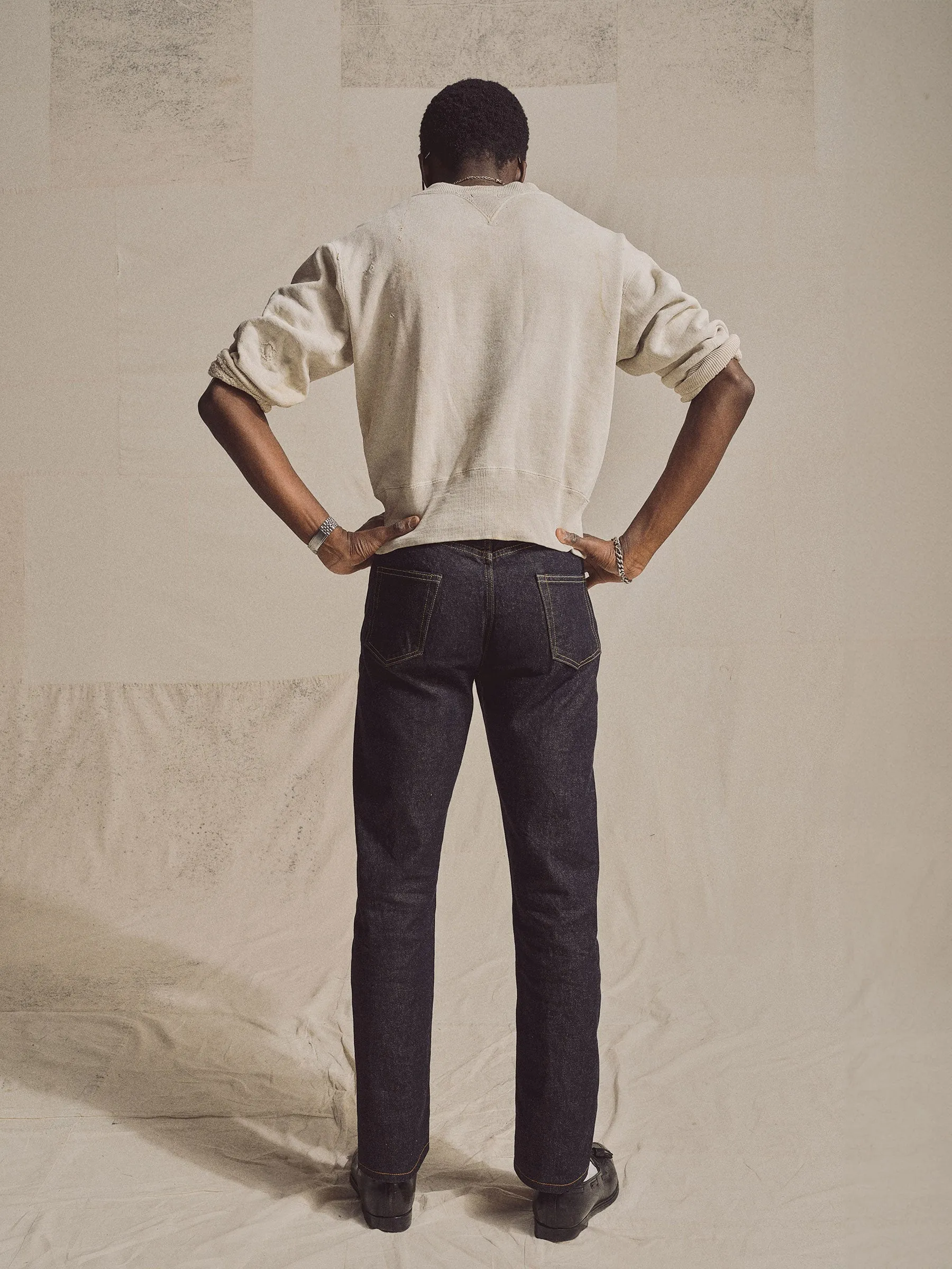 J.PRESS x BUCK MASON 5 POCKET JAPANESE DENIM JEANS- BLUE